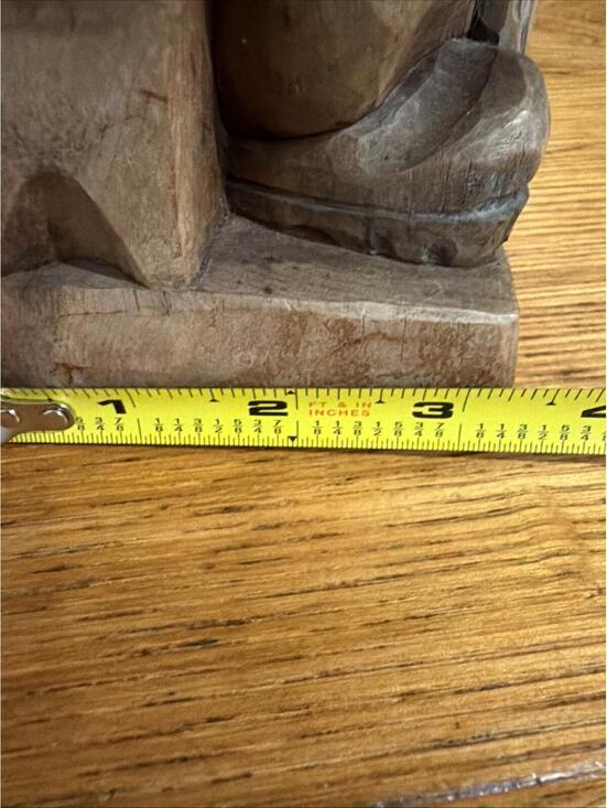 VTG Wood Gnome Candleholder HandCarved Tiroler Austria Alpine Whimsical Unique - Picture 10 of 10